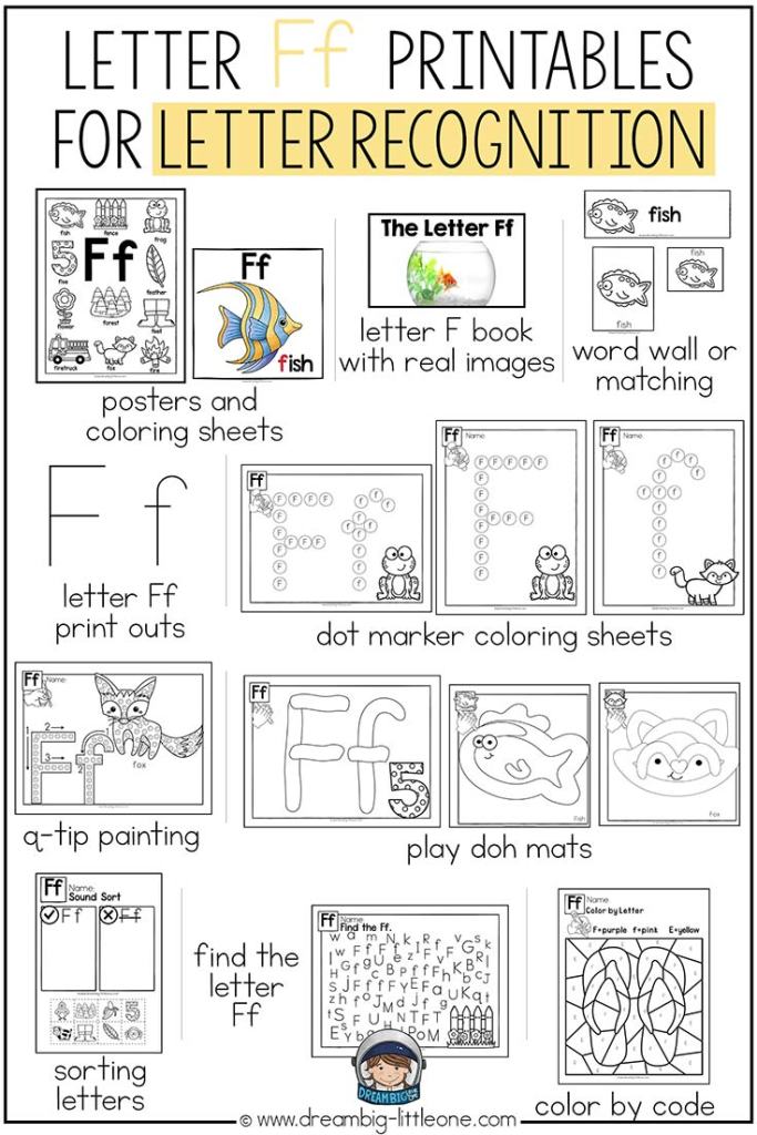 The letter f worksheets more than youll ever need