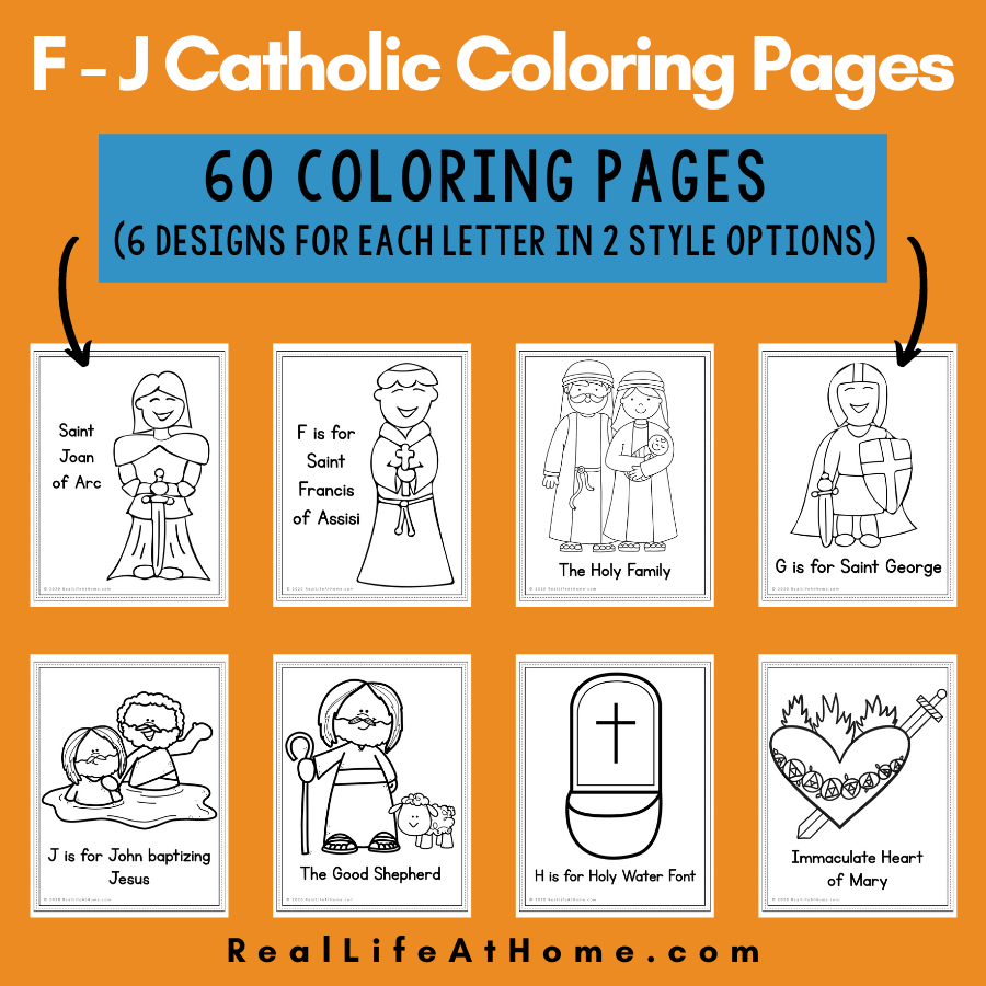 Catholic coloring pages for f â j coloring pages