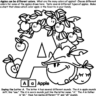 Alphabet free coloring pages