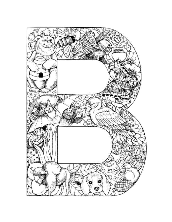 Entertain your little ones with our alphabet coloring pages