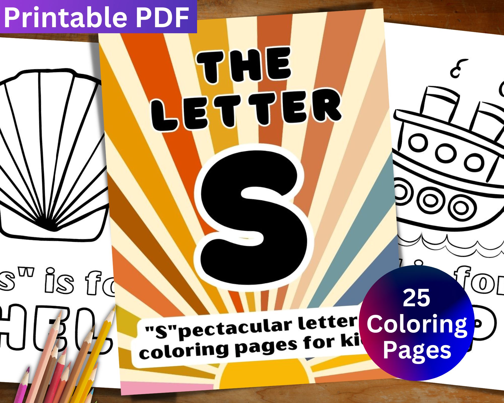 Spectacular letter s coloring pages for kids
