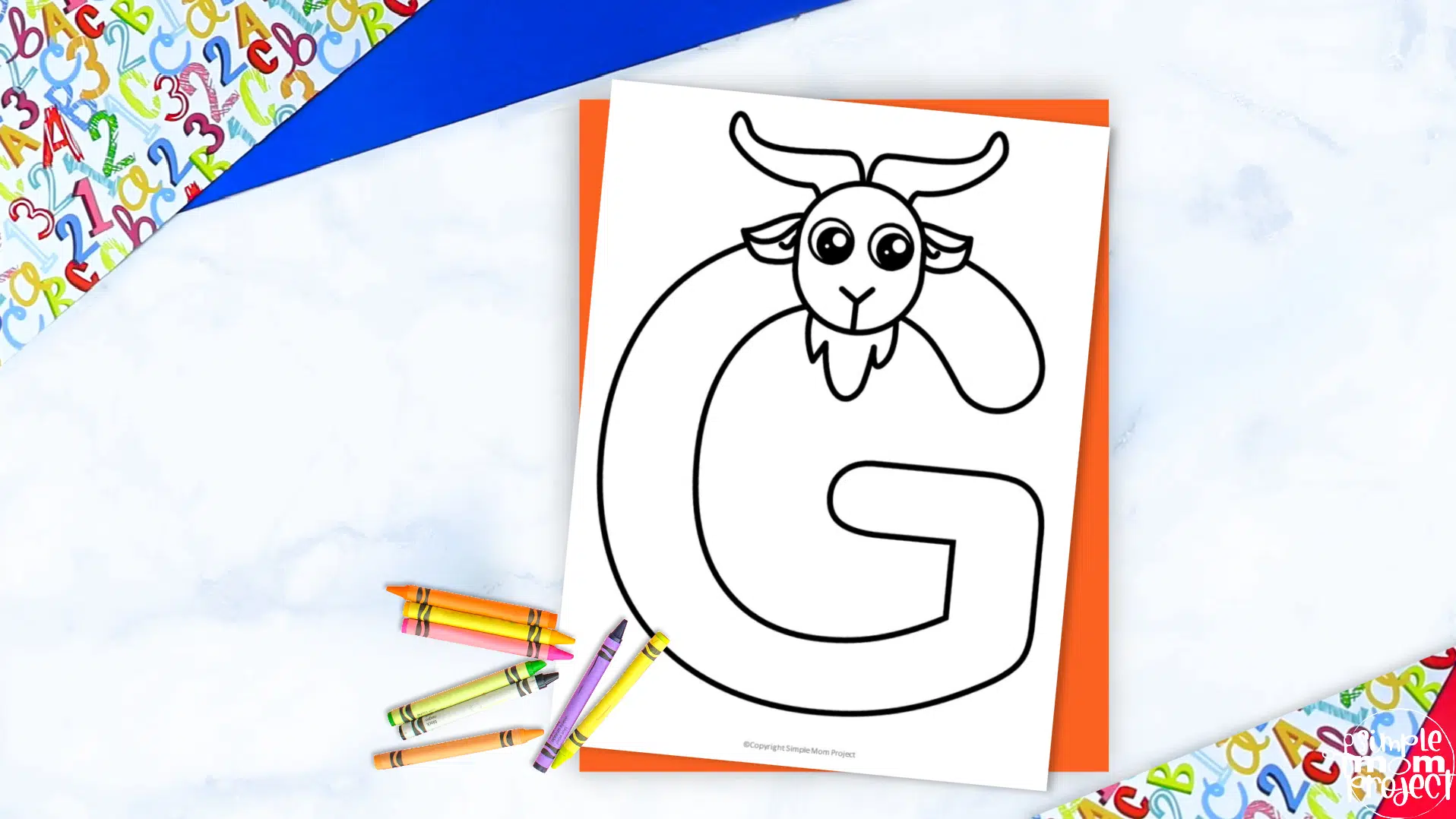 Fun printable alphabet coloring pages â simple mom project