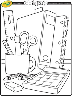 Back to school free coloring pages