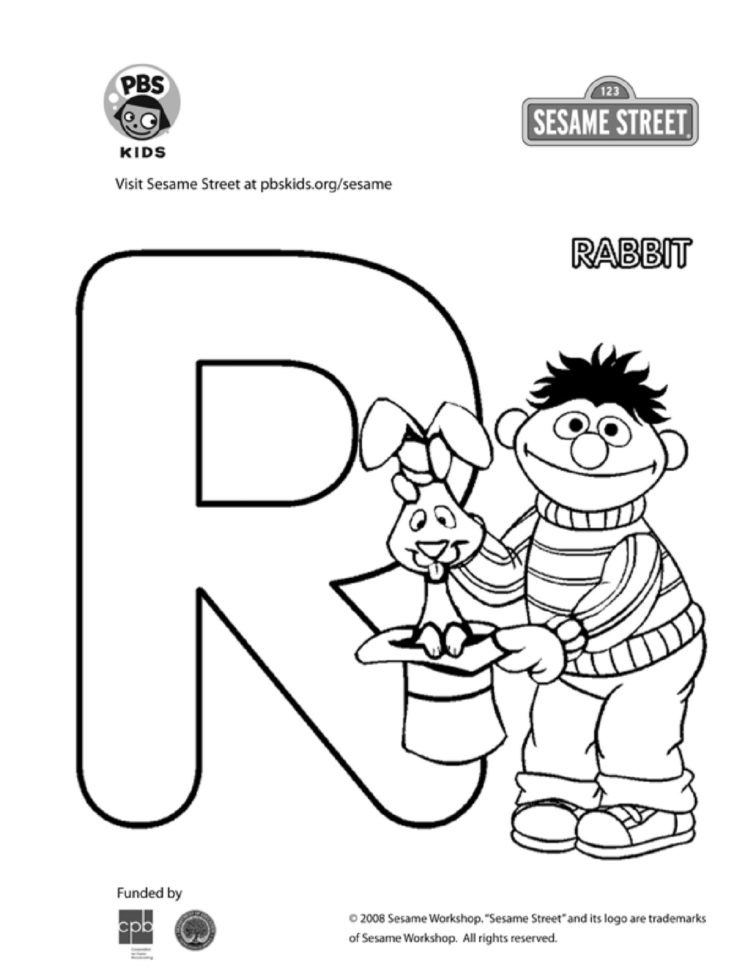 The letter r coloring page kids coloringâ kids for parents