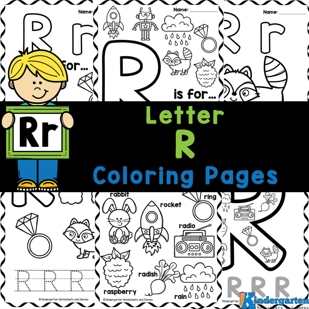 Free printable letter r coloring pages