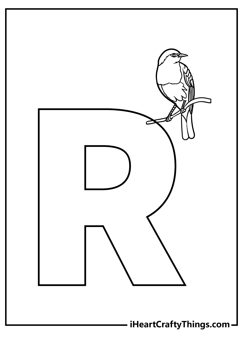 Letter r coloring pages free printables