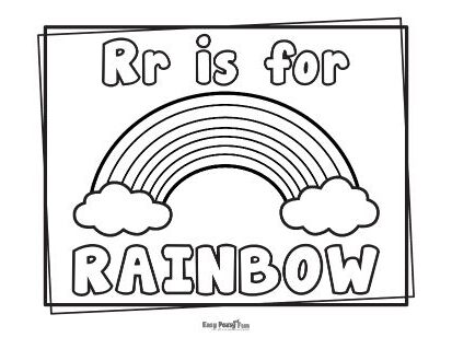 Rainbow coloring pages â printable coloring pages