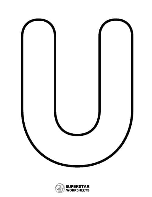 Printable alphabet uppercase letters