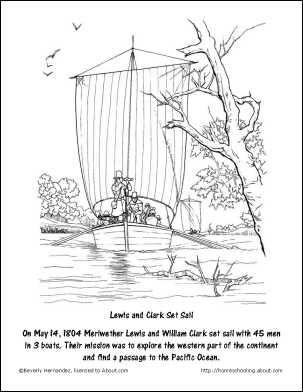 Free lewis and clark printable worksheets and coloring pages lewis and clark coloring pages printable coloring book