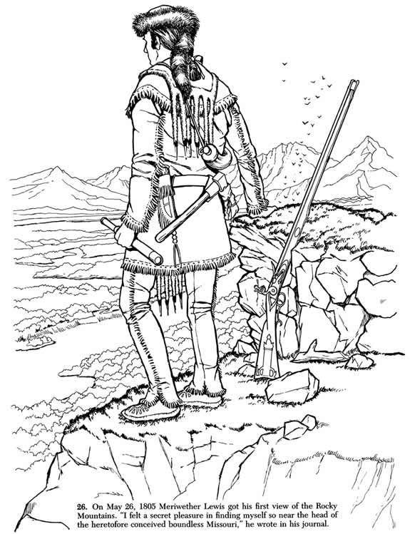 Lewis and clark coloring pages lewis and clark coloring pages shark coloring pages