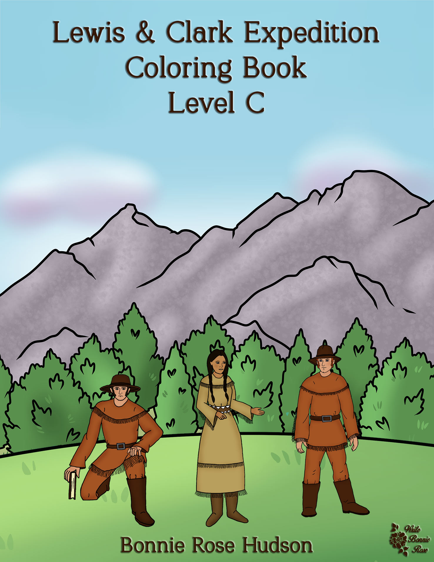 Lewis clark expedition coloring book