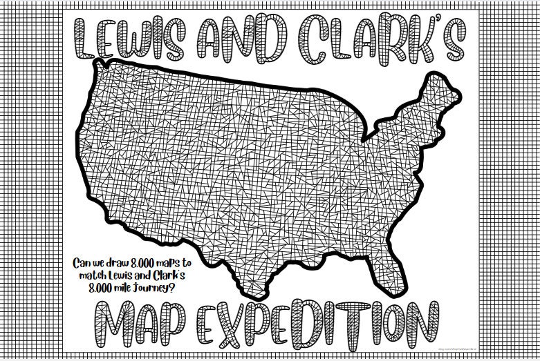Lewis and clark map