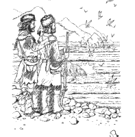 Lewis and clark at the pacific ocean coloring pages
