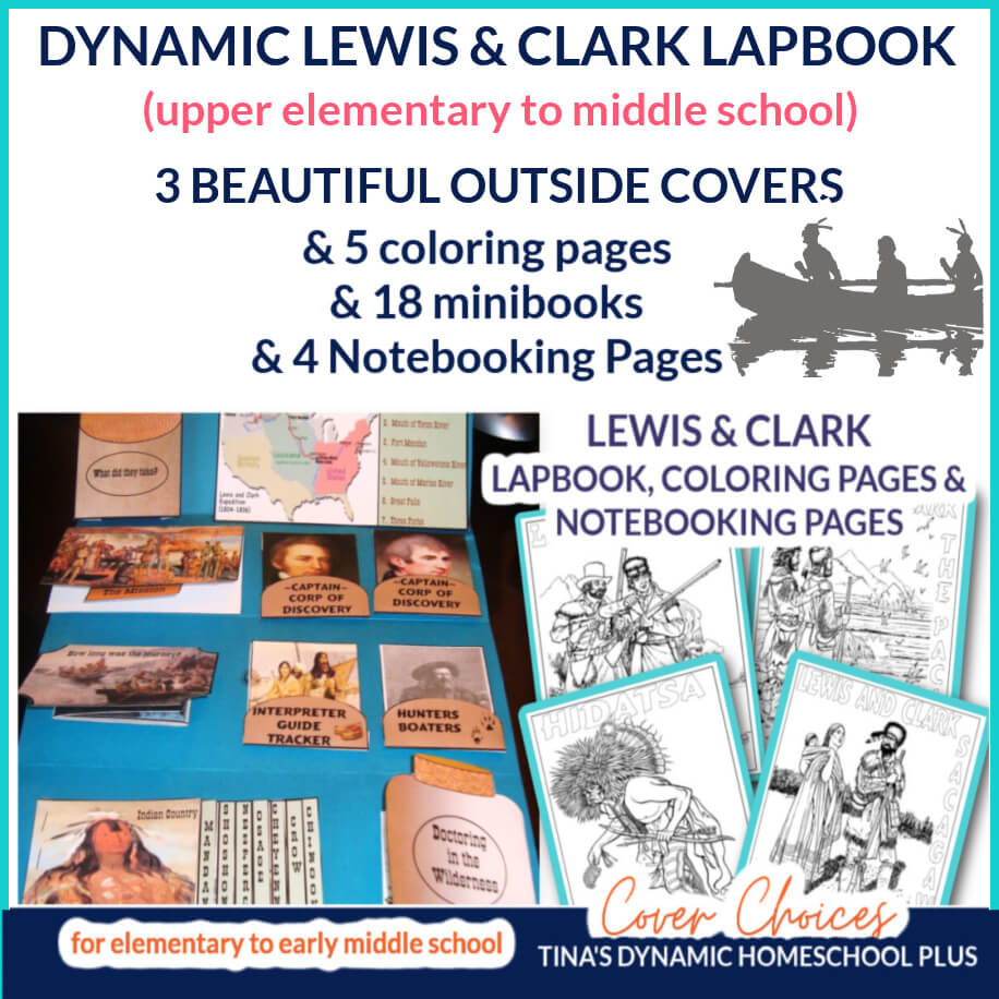 Lewis and clark fun unit study and huge lapbook