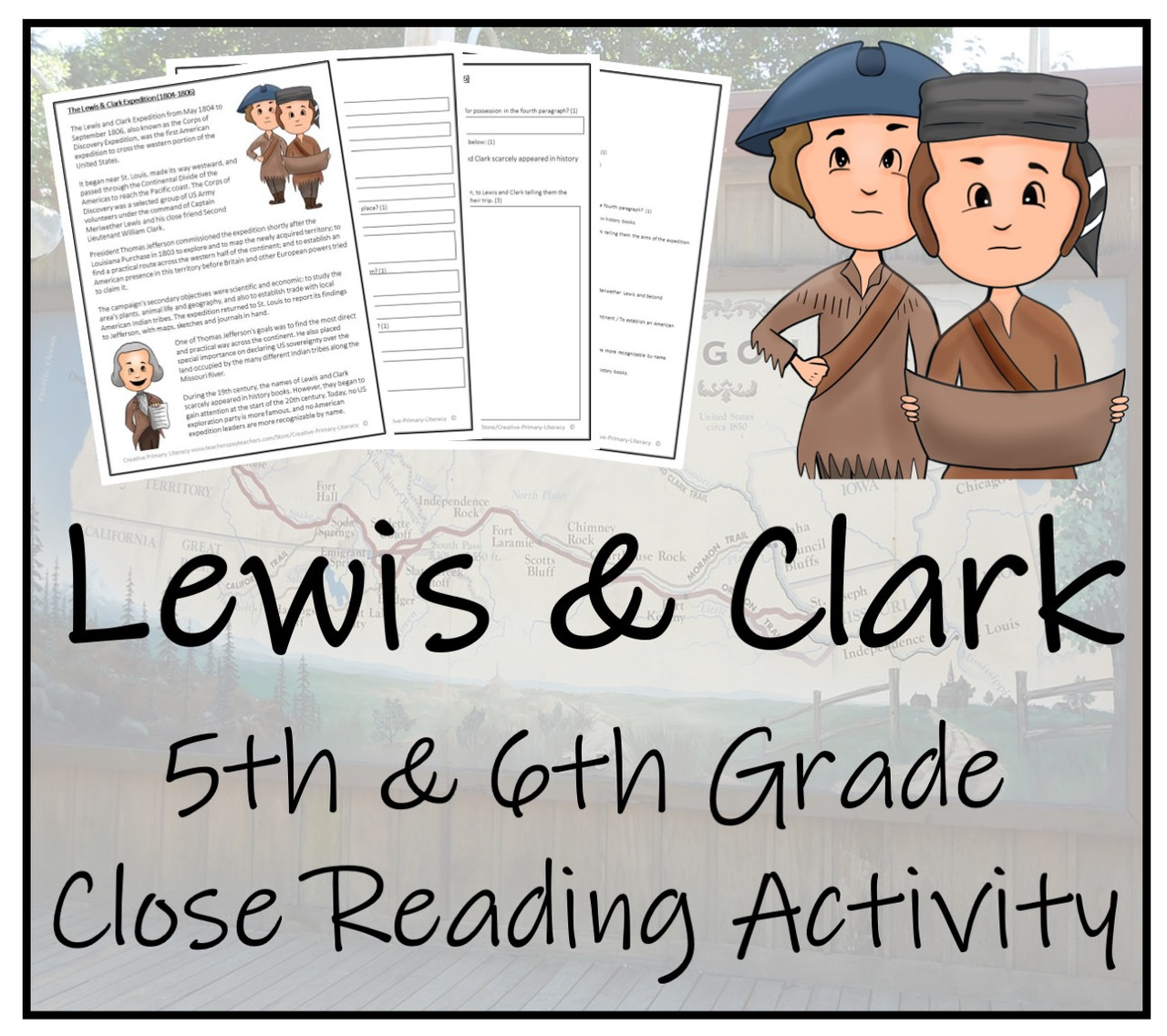 Lewis clark expedition close reading activity th grade th grade