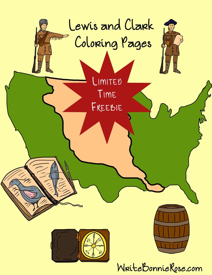 Free lewis and clark coloring book