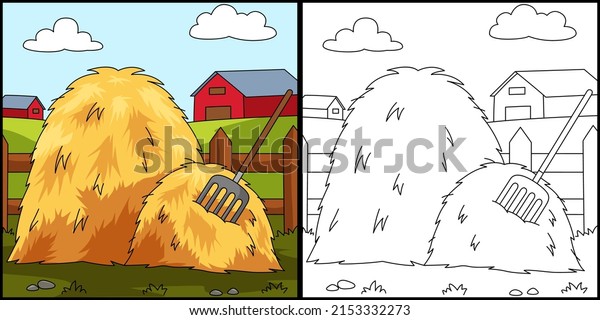 Thousand colorful haystacks royalty