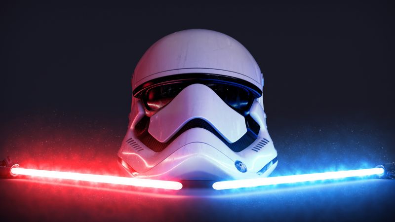 Stormtrooper wallpaper k lightsaber graphics cgi