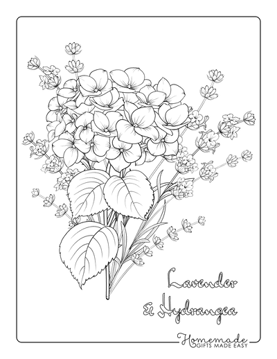 Free flower coloring pages for kids adults