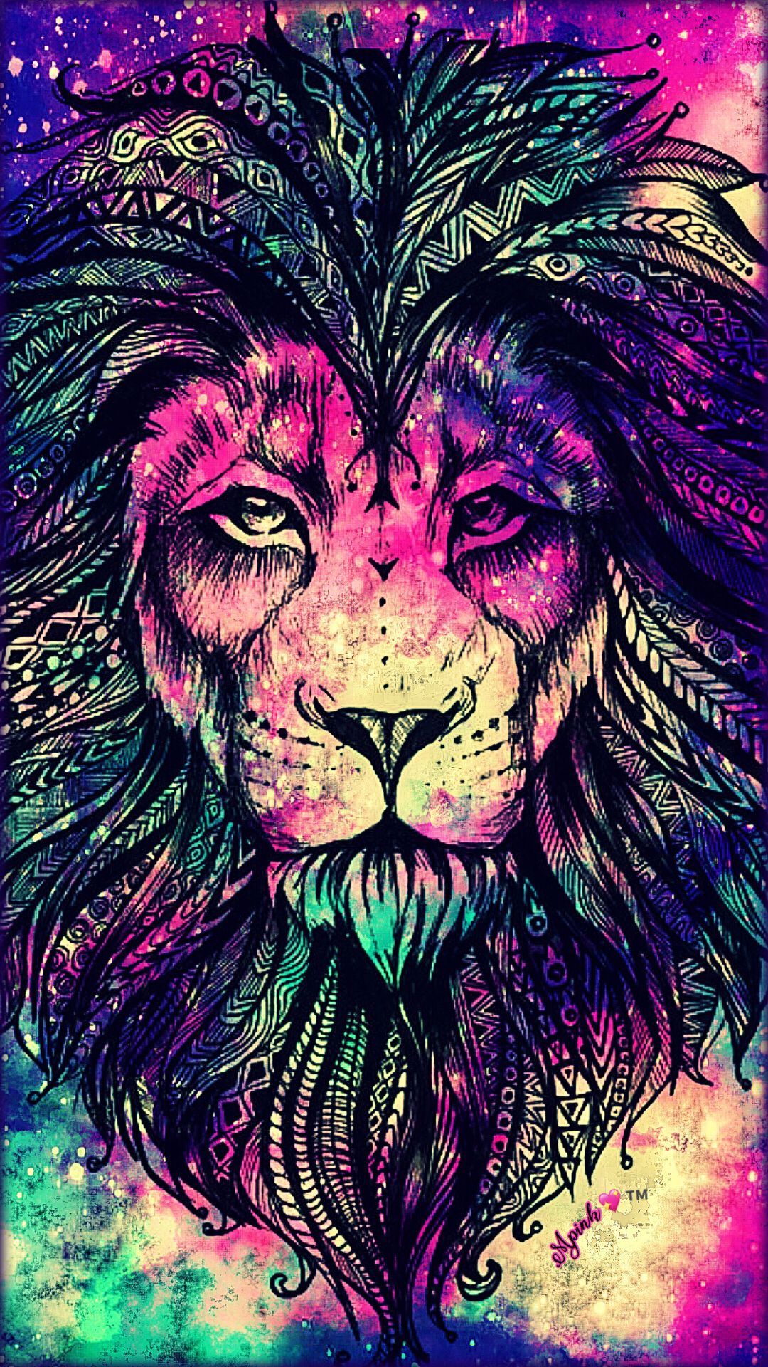 Galaxy lion wallpapers