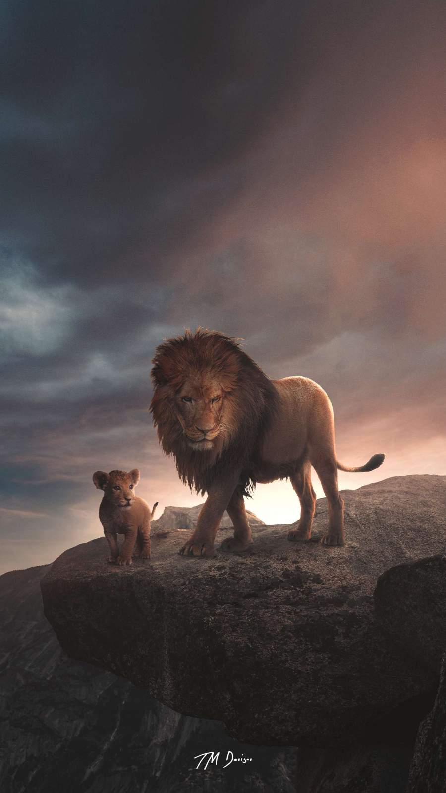 King lion iphone wallpaper