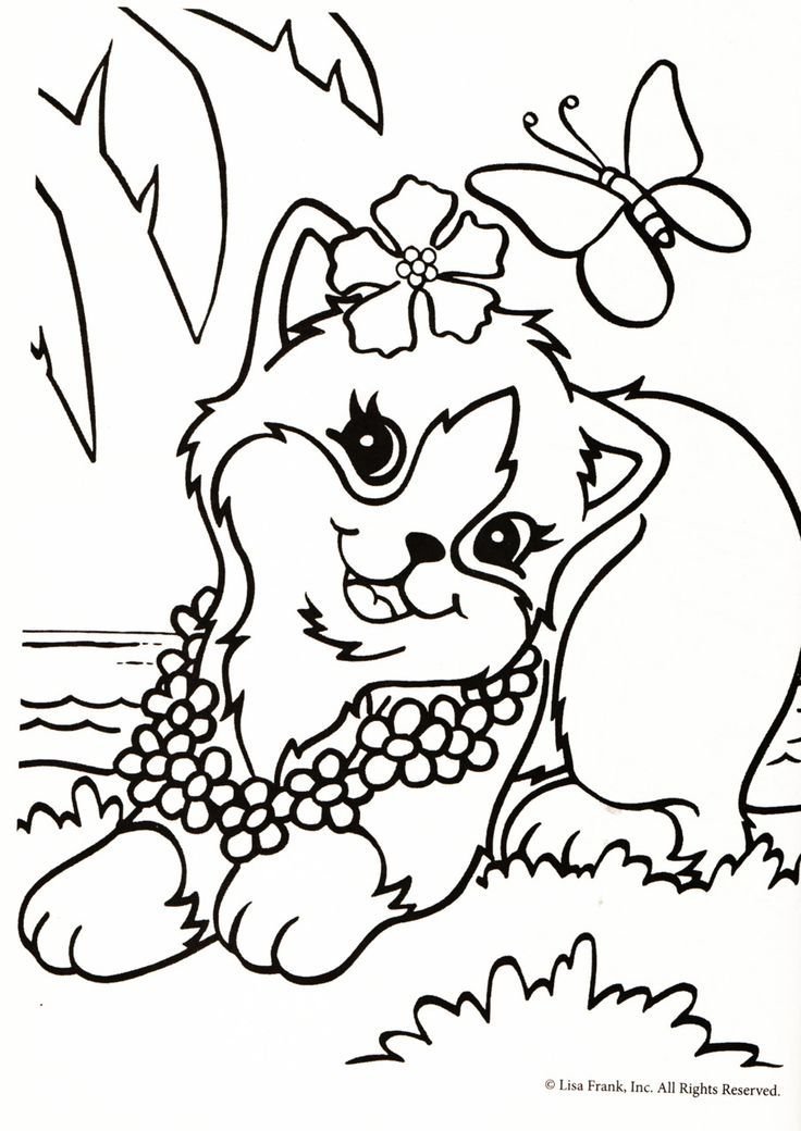 Printable lisa frank coloring pages printable for free download
