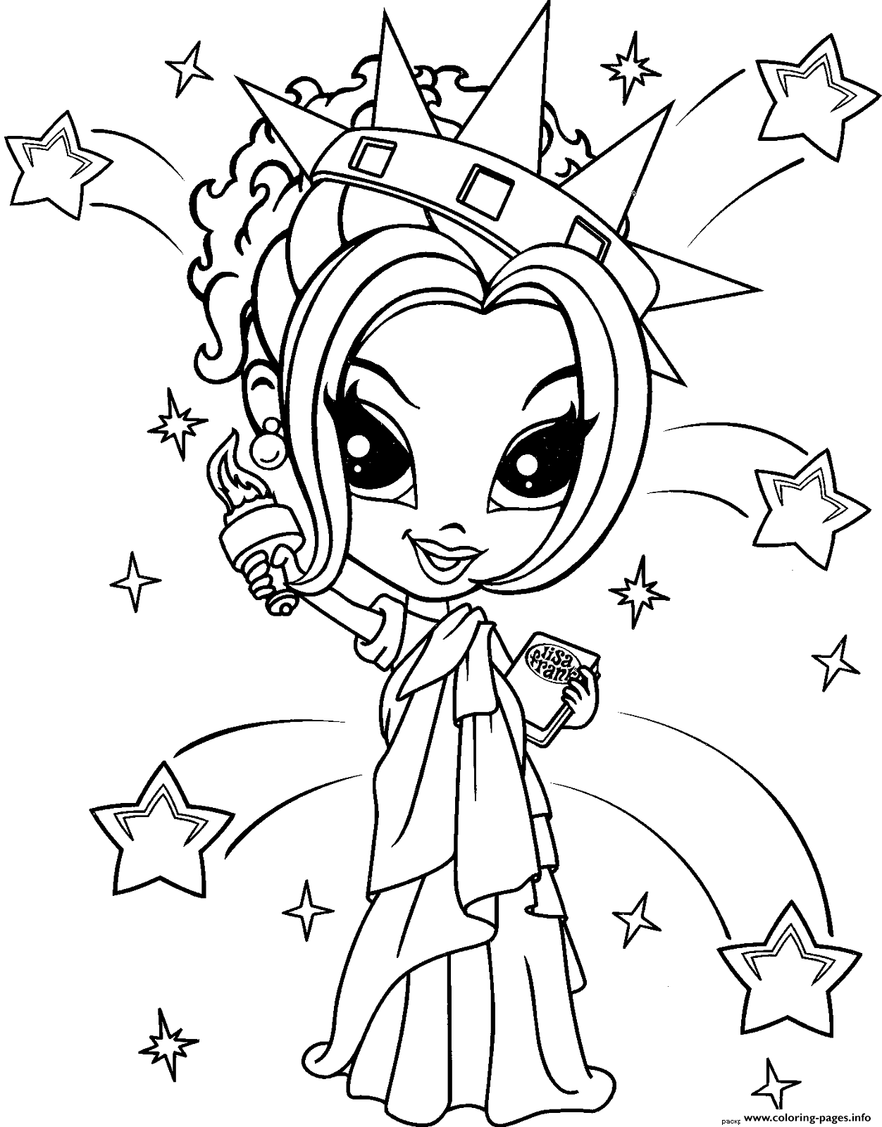 Funny lisa frank coloring pages coloring page printable