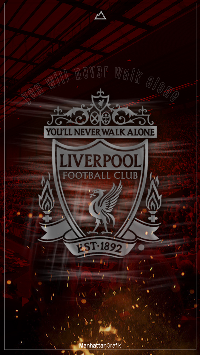 Liverpool logo wallpaper by manhattangrafik on