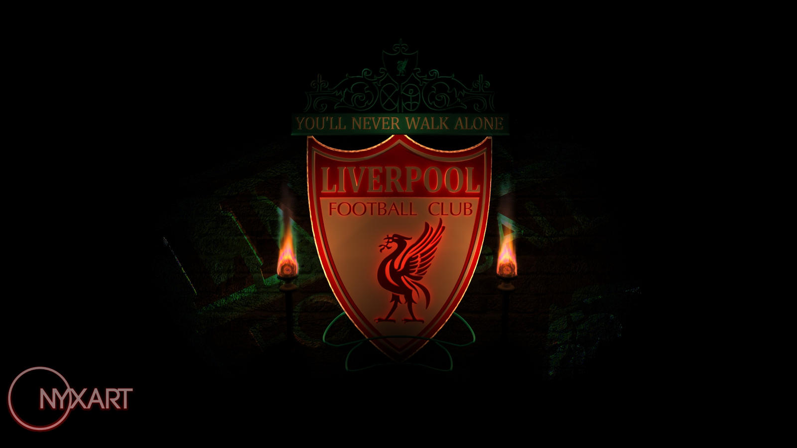 Liverpool fc logo wallpaper by jc