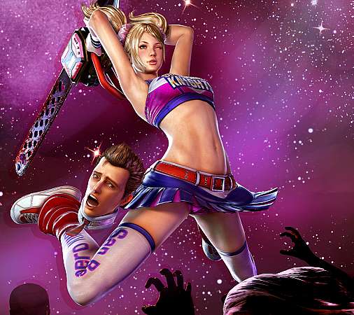 Download wallpaper chainsaw, Lollipop Chainsaw, Juliet Starling, Nick,  Grasshopper Manufacture, section games in resolution 1024x600