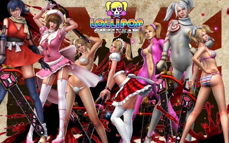 Download wallpaper chainsaw, Lollipop Chainsaw, Juliet Starling, Nick,  Grasshopper Manufacture, section games in resolution 1024x600