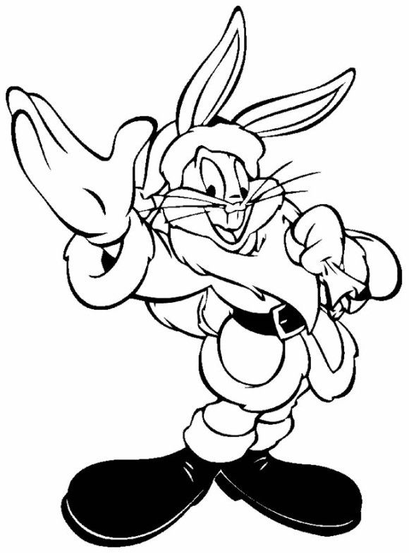 Santa bugs bunny looney tunes coloring pages christmas cartoon coloring pages coloring pages christmas coloring pages