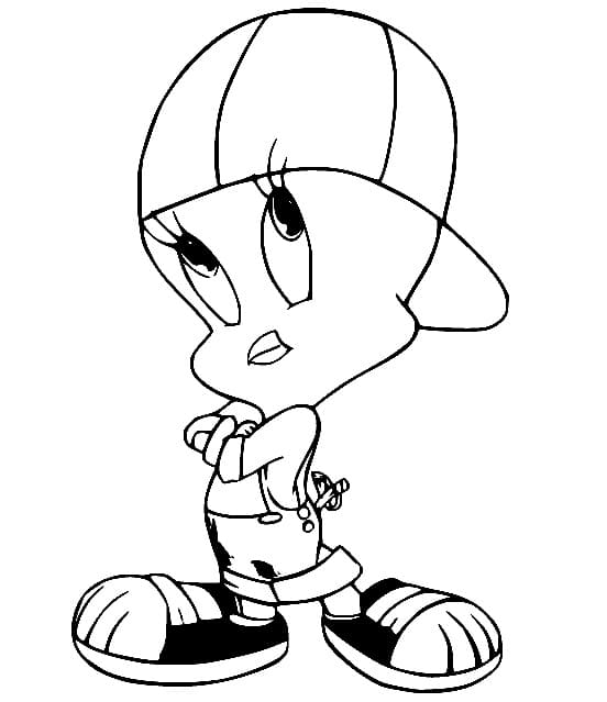 Tweety bird coloring pages