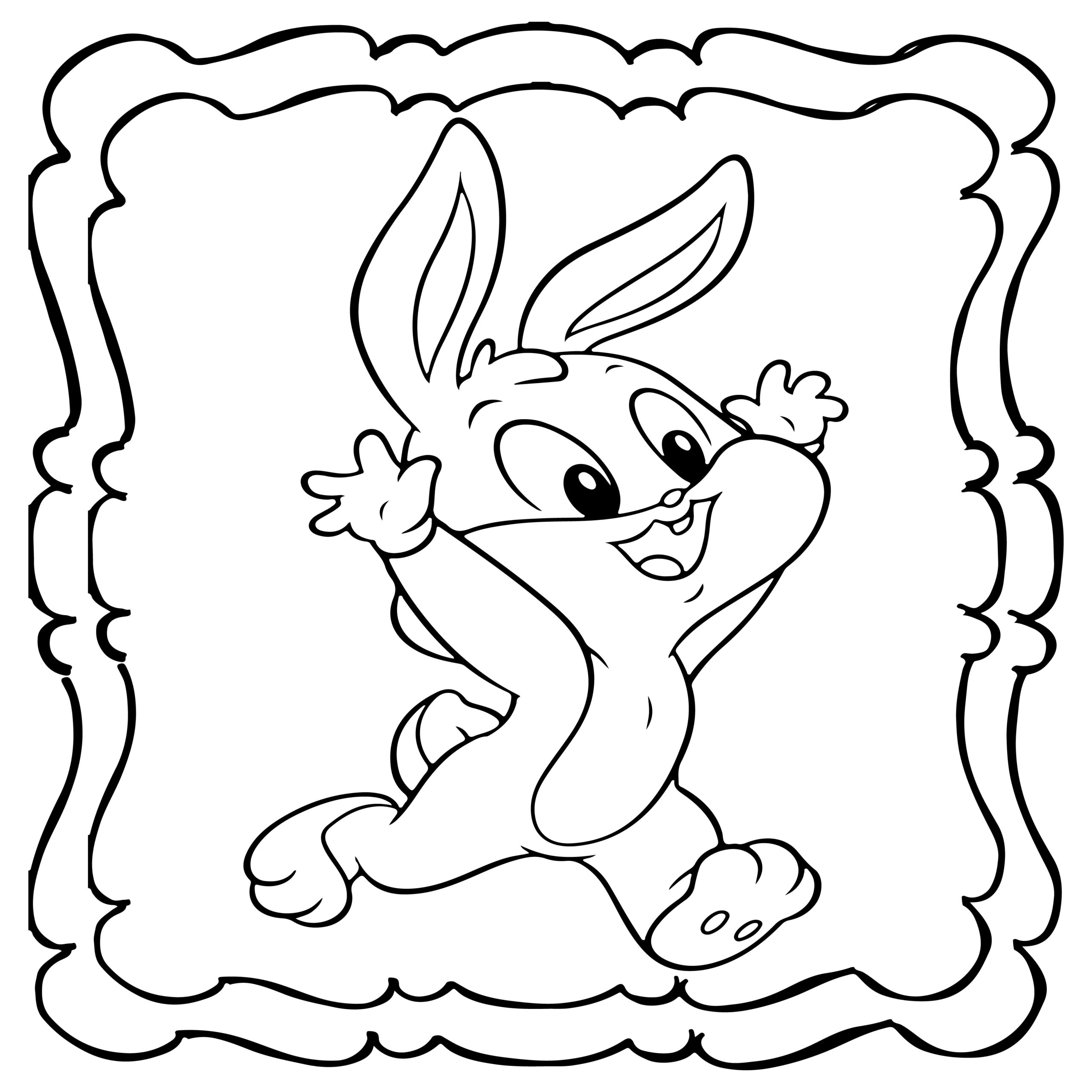 Easter bunny coloring book easy and fun bunny colouring book for kids made by teachers