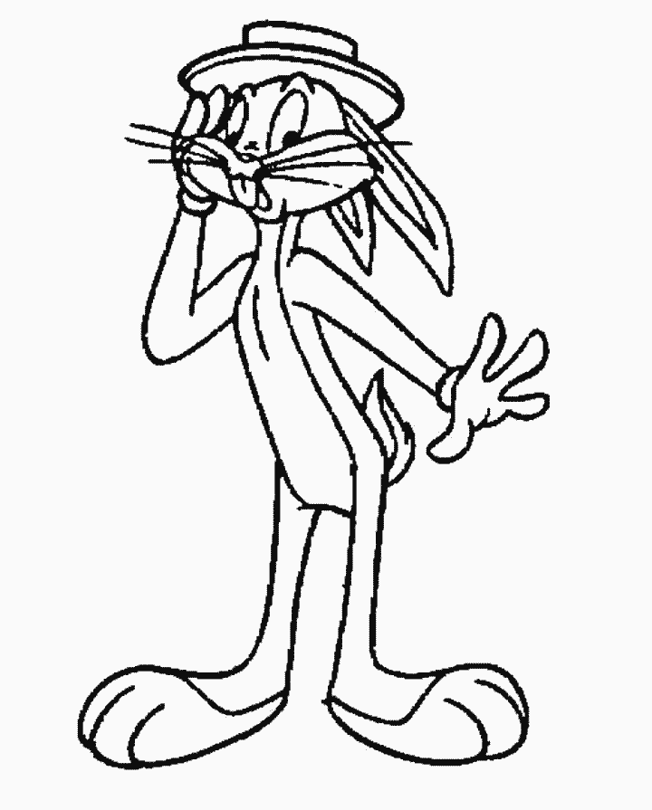 Cartoon coloring pages for kids