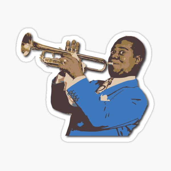 Louis armstrong stickers for sale