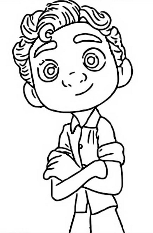 Coloring page luca luca