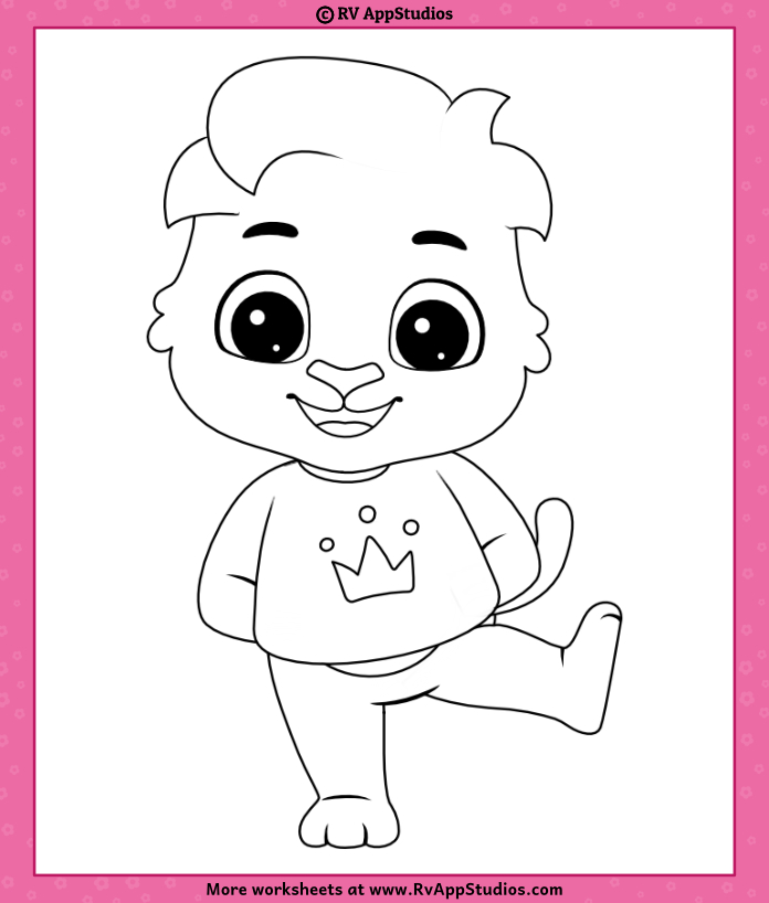 Free happy lucas coloring page to download and color