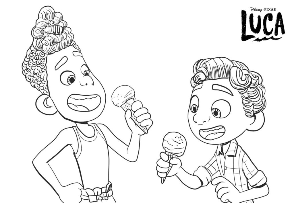Luca coloring pages free printable coloring pages