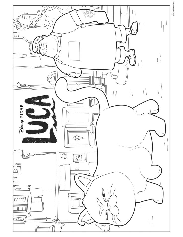 Luca coloring sheets