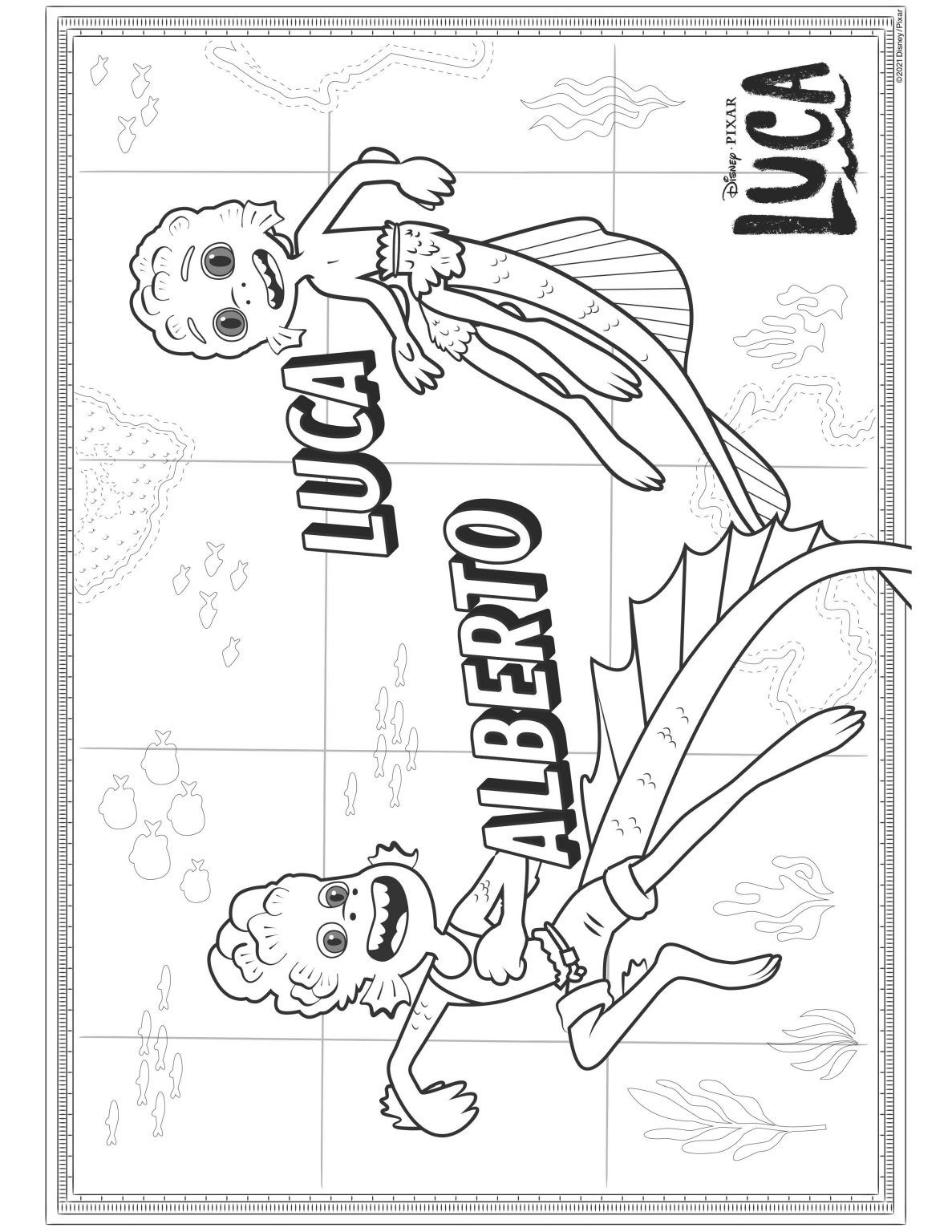 Luca coloring sheets