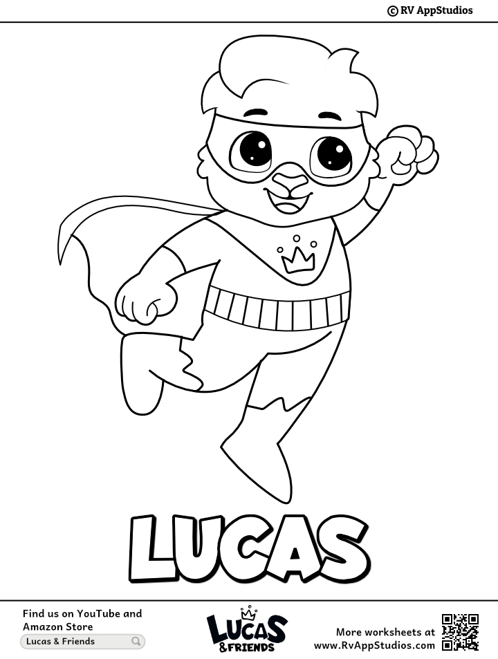 Lucas coloring page for kids free coloring printable to download