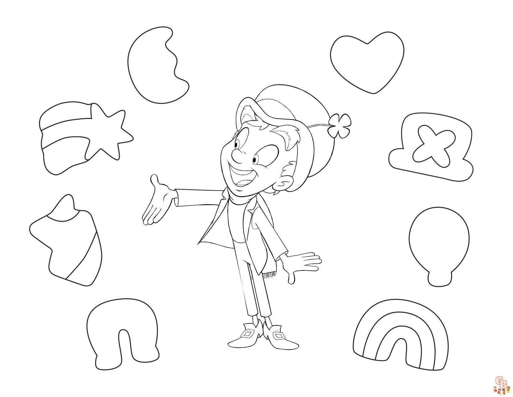 Lucky charms coloring pages printable sheets for kids