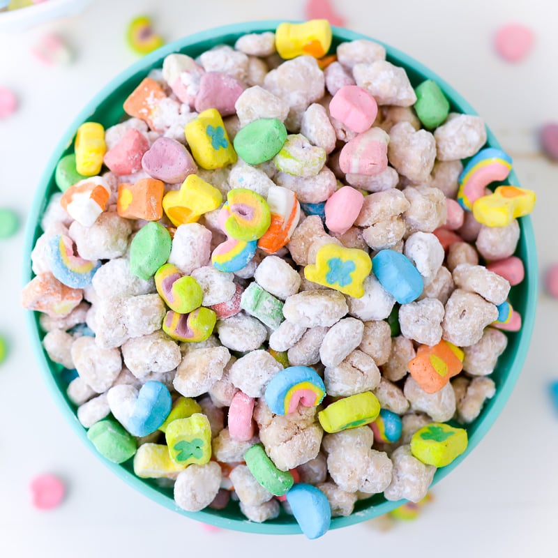 Lucky charms muddy buddies