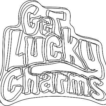Get lucky charms sticker for sale by zoelmock