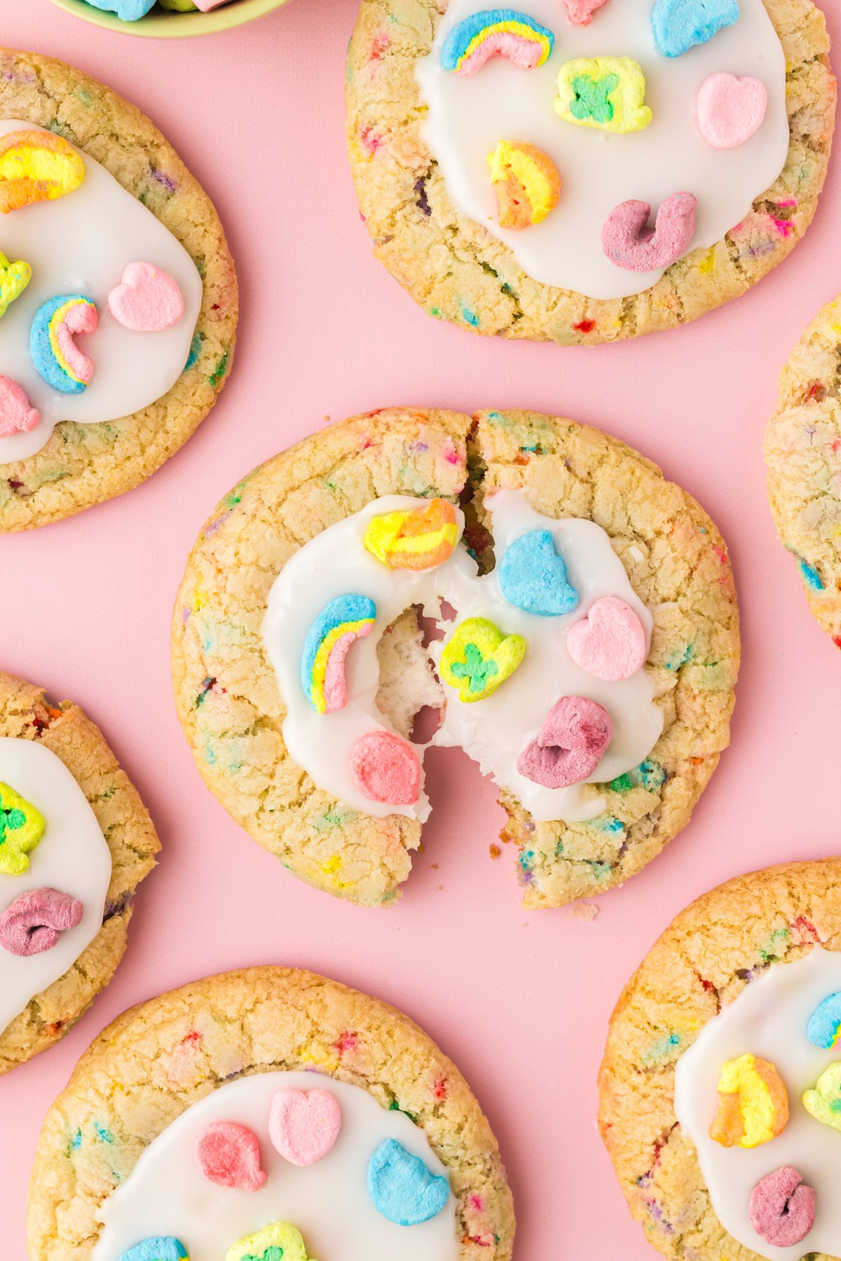 Magical lucky charms cookies