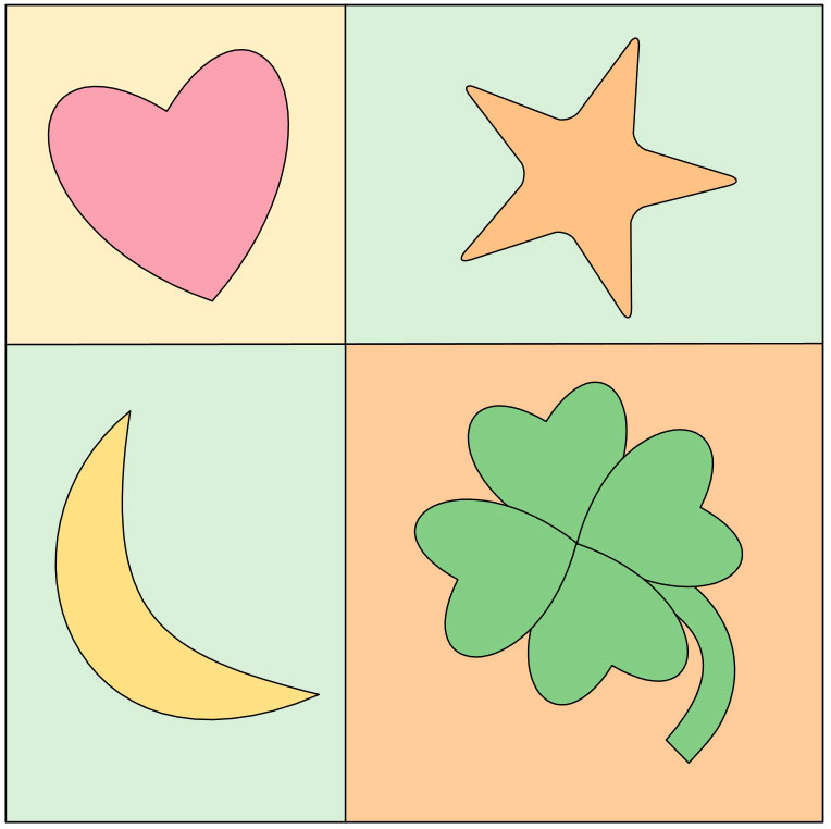 Patterns and tutorials lucky charms for quilt block mania