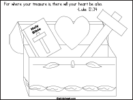 Bible coloring pages new testament verses set