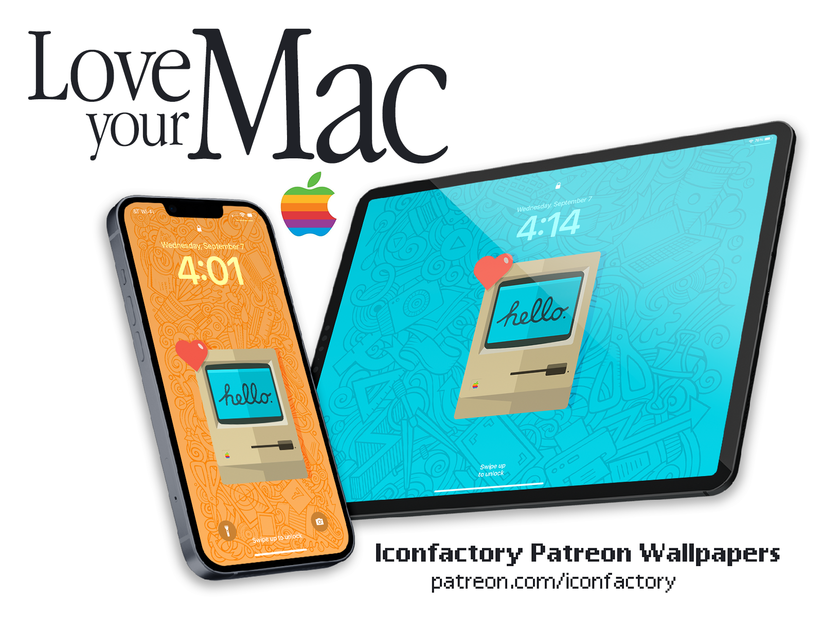 Love your mac wallpaper by iconfactory on