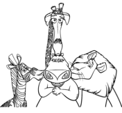 Madagascar coloring pages free coloring pages